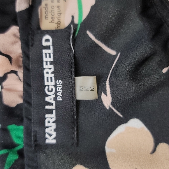 Karl Lagerfeld Floral Print Blouse - Picture 9 of 11